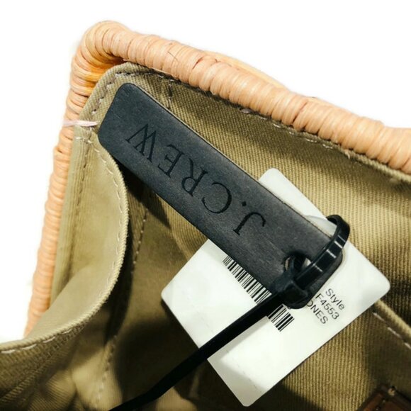 J. Crew Pink Wicker Purse - Picture 5 of 8